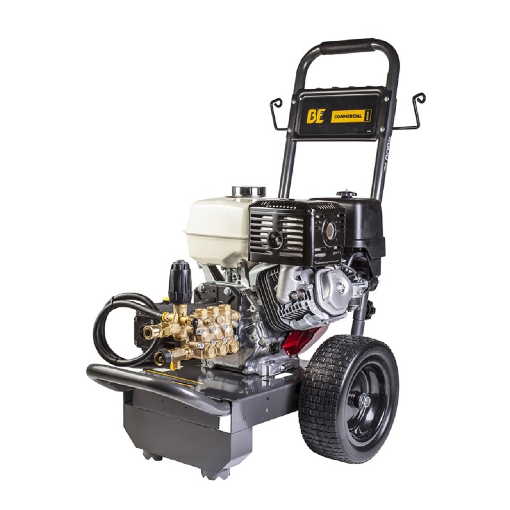 Be HW4013HG Professional 4000 PSI (Gas - Hot Water) Pressure Washer w/ General Pump & Electric Start Honda GX390 Engine